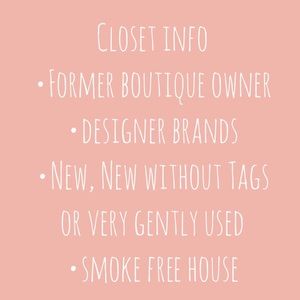 Closet info